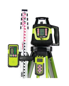IMEX Rotating Full Auto Grade Red Beam Construction Laser Level Kit With tripod & Staff 99DGkit