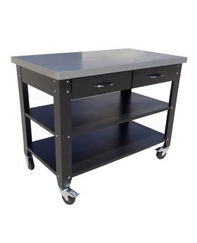 Industrial XS Mobile Work Bench With Stainless Steel Top