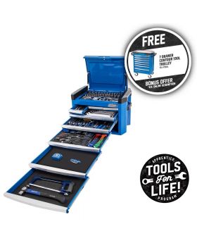 Kincrome P1800 Contour 246Pce Tool Kit In Chest With Apprentice Bonus Roller Cabinet
