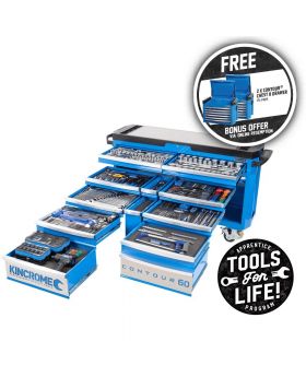 Kincrome P1815 Contour 403Pce Tool Kit In Extra Widebody Roller Cabinet With Apprentice Bonus Tool Chests