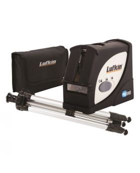 LUFKIN Cross Line & Plumb Dot Laser Level Kit & Tripod LCL4SET