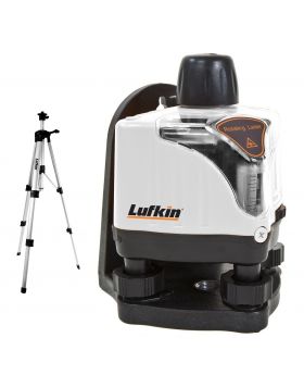 LUFKIN Red Beam Rotating Laser Level Kit With Tripod LR500