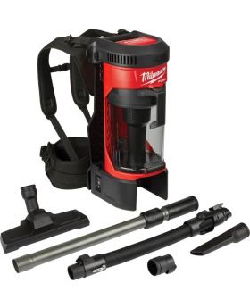 Milwaukee M18FBPV-0 18V Li-ion Cordless Fuel Backpack Vacuum Dust Extractor - Skin Only