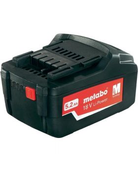 Metabo 25592_me 18v 5.2ah Lithium Battery Pack