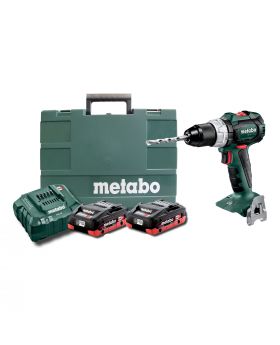 Metabo 18v Hammer Drill Cordless Drill Kit With LiHD Batteries-BD