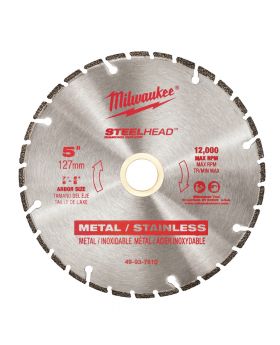 Milwaukee 49937810 STEELHEAD Diamond Metal & Stanless Cut Off Disc-125mm 5"