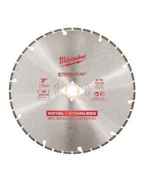 Milwaukee 49937820 STEELHEAD Diamond Metal & Stanless Cut Off Disc-180mm 7"