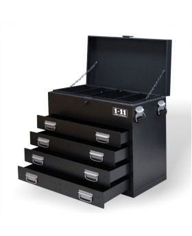 ONE ELEVEN Steel Truck/Ute Tool Box Chest With 4Drawers-Charcoal Grey-TBNS4