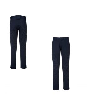 PORTWEST Workwear Tradie Slim Fit Stretch Cargo Pants-Navy -JTD