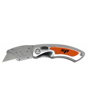 SP TOOLS Folding Retractable utility knife (Quick Change Blades) SP30854