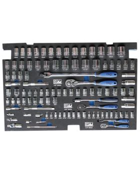 SP Tools SP50005 103pc (Metric/SAE) Sockets & Accessories Tool Kit
