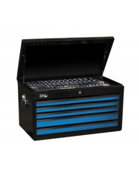SP Tools SP50171 - 376pc Metric/SAE Tool Kit in Sumo Series Tool Box - Black/Blue