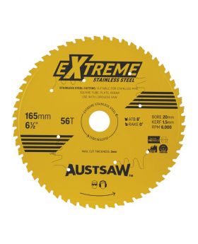 AUSTSAW Extreme Stainless Steel Blade 165mm x 20 x 56T