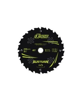 AUSTSAW Extreme Pro Shield TCT Saw Blade-235mm 20T Thin Kerf
