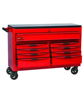 Teng Tools TCM541RED Industrial Tool Kit With Insert Trays In Widebody 53" Roller Cabinet-541pce-BD