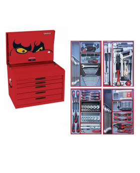 Teng Tools Industrial Tool Kit In Chest With Insert Trays-235pce