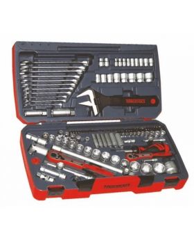 Teng Tools 127 Piece Tool Kit - Metric/AF 1/4" & 3/8" Dr-BD