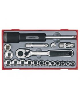 Teng Tools TT3819 19 PCE 3/8" DR Metric Socket Set