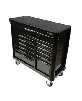 TYPHOON  Tool Kit With Insert Trays in Widebody Roller Cabinet-461pce-Black