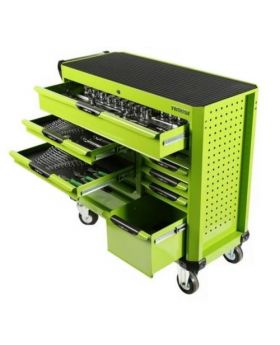 TYPHOON 461pce Tool Kit With Insert Trays in Widebody Roller Cabinet-Green -ATD