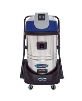 Cleanstar VC60L COMMERCIAL STAINLESS STEEL WET & DRY - 60 Litre Twin Motor