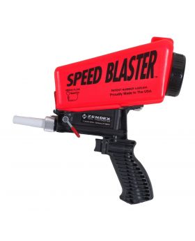 ZENDEX Speedblaster Gravity Feed Air Media Sand Blaster Gun Kit-Red 